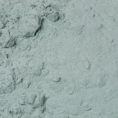 绿碳化硅微粉颗粒特写实拍